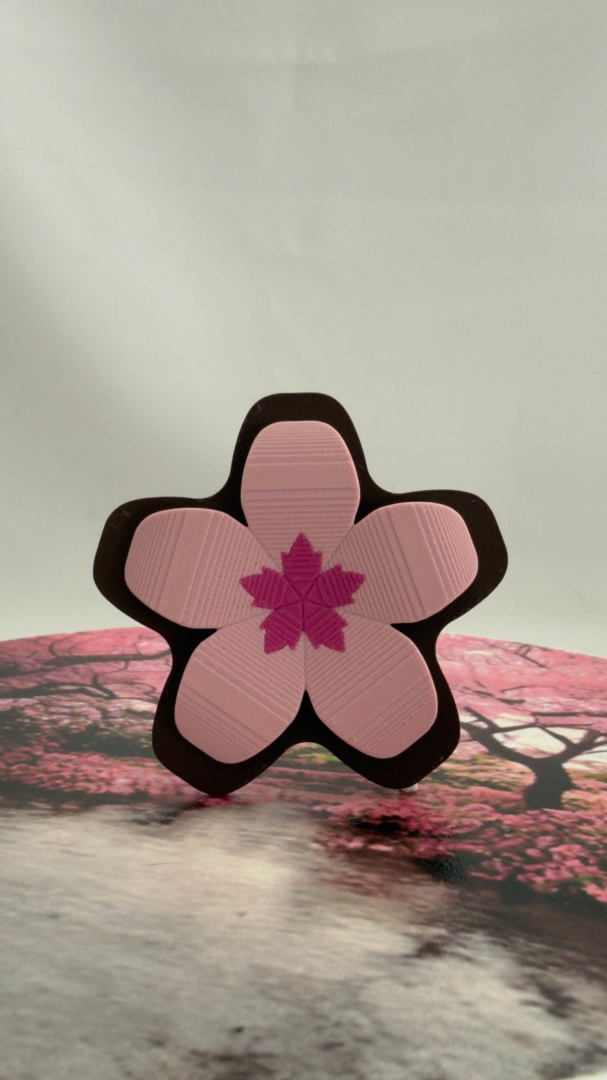 Sakura Retractable Badge Reel Clip